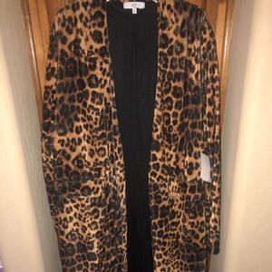 Cheetah print duster